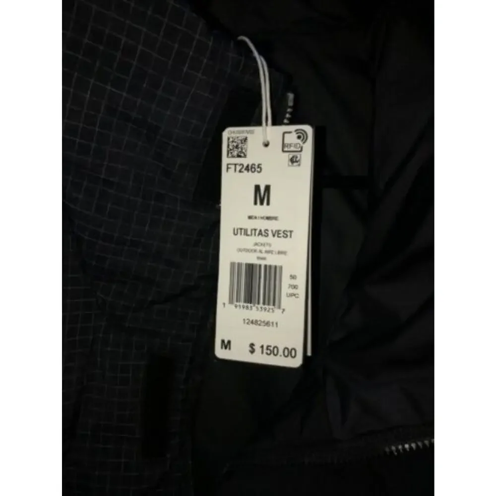 Adidas Men’s Black Utilitas Vest FT2465 Size M NWT